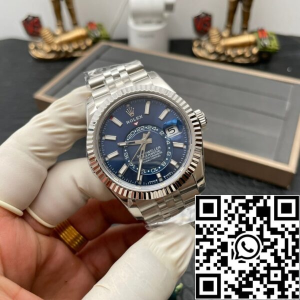 foto 1 2024 07 23 09 54 06 Rolex Sky Dweller M336934-0006 1:1 Best Edition ZF Factory Quadrante blu Nuova versione 2024