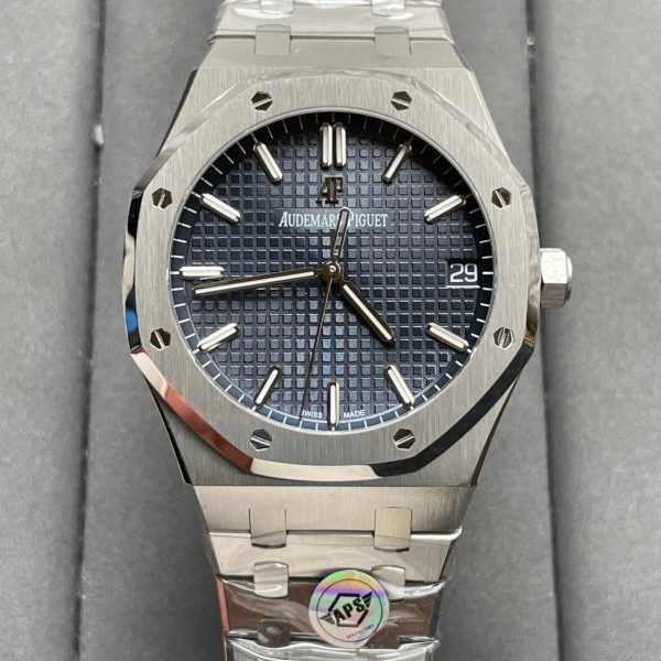 foto 1 2024 07 29 23 09 29 Audemars Piguet Royal Oak 15500ST.OO.1220ST.01 APS Factory V3 Blue Dial 1:1 Best Edition