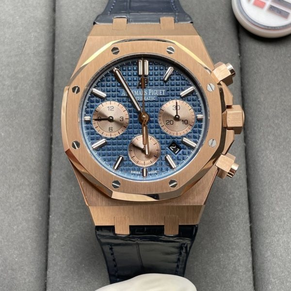 foto 2 2024 07 22 23 53 45 Audemars Piguet Royal Oak Chronograph 26331OR.OO.D315CR.01 1:1 Best Edition OM Factory Rose Gold