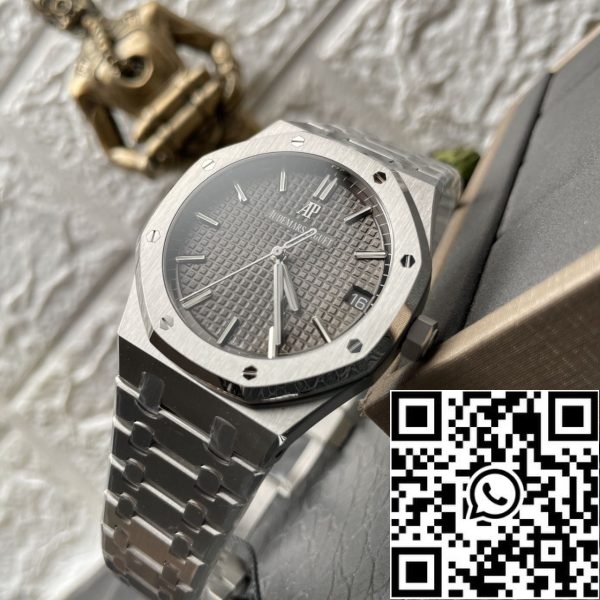 foto 2 2024 07 23 00 12 08 Audemars Piguet Royal Oak 15500ST.OO.1220ST.02 1:1 Beste Editie ZF Fabriek V2 Versie Grijze Wijzerplaat