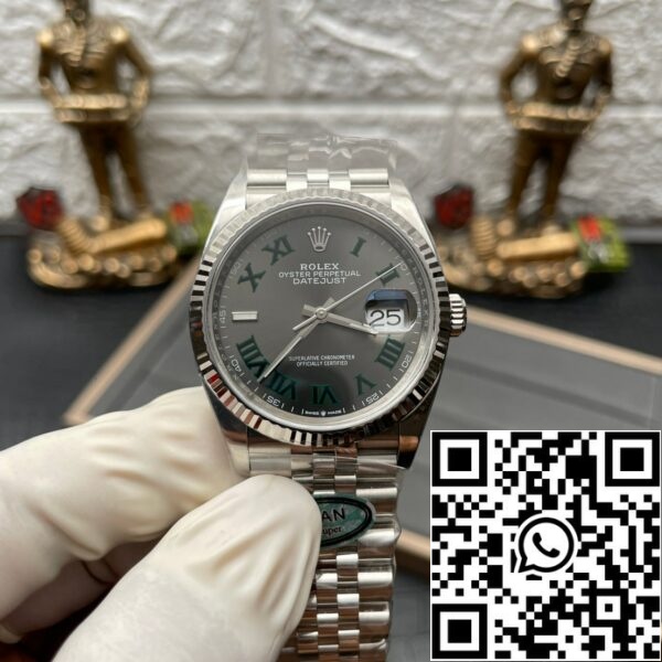 foto 3 2024 07 07 11 05 55 Rolex Datejust M126234-0045 36MM quadrante Wimbledon Fabbrica pulita