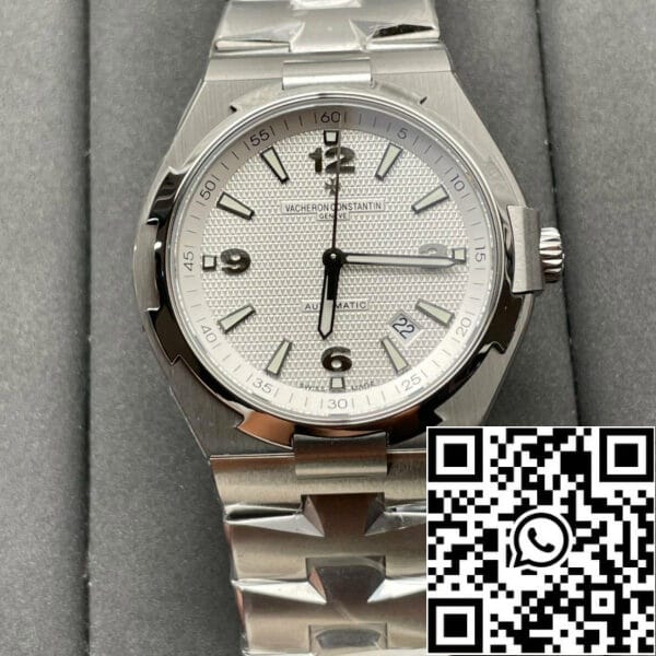 foto 3 2024 07 22 23 52 13 Vacheron Constantin Overseas 47040 JJ Factory 1:1 Best Edition Zwitserse ETA9015 Witte wijzerplaat