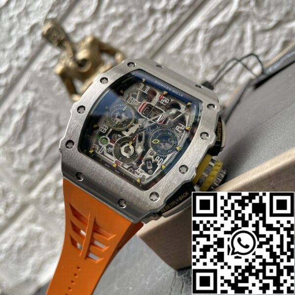 fotó 3 2024 07 23 00 07 43 Richard Mille RM11-03 1:1 Best Edition KV Factory narancssárga szíjjal