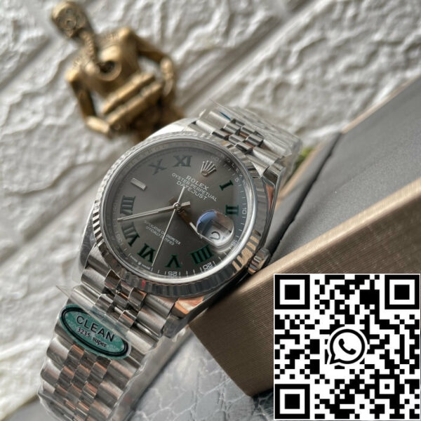 fotó 4 2024 07 07 11 05 55 Rolex Datejust M126234-0045 36MM Wimbledon számlap Tiszta Gyár