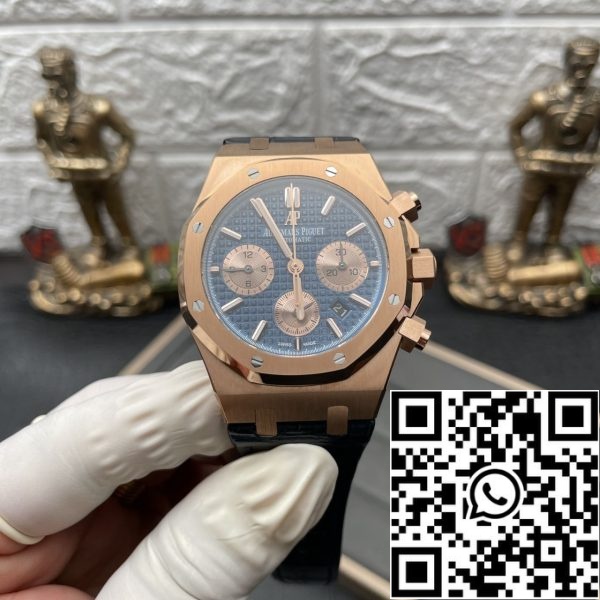 valokuva 4 2024 07 22 23 53 45 Audemars Piguet Royal Oak Chronograph 26331OR.OO.D315CR.01 1:1 Best Edition OM Factory Rose Gold