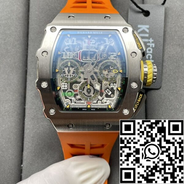 fotó 4 2024 07 23 00 07 43 Richard Mille RM11-03 1:1 Best Edition KV Factory narancssárga szíjjal