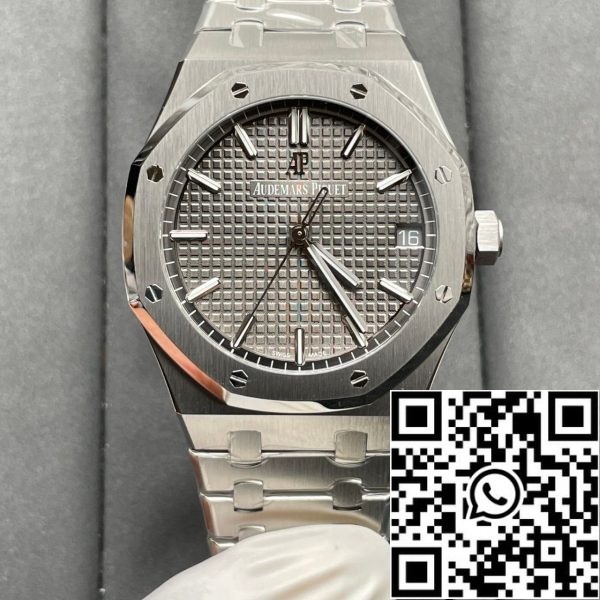 photo 4 2024 07 23 00 12 08 Audemars Piguet Royal Oak 15500ST.OO.1220ST.02 1:1 Best Edition ZF Factory V2 Version Gray Dial