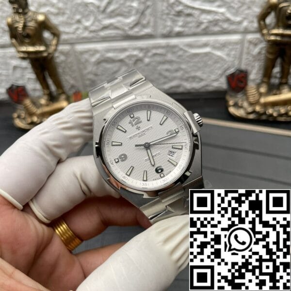 foto 5 2024 07 22 23 52 13 Vacheron Constantin Overseas 47040 JJ Factory 1:1 Best Edition Zwitserse ETA9015 Witte wijzerplaat