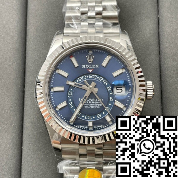 foto 5 2024 07 23 09 54 06 Rolex Sky Dweller M336934-0006 1:1 Best Edition ZF Factory Blue Dial Nieuwste Versie 2024