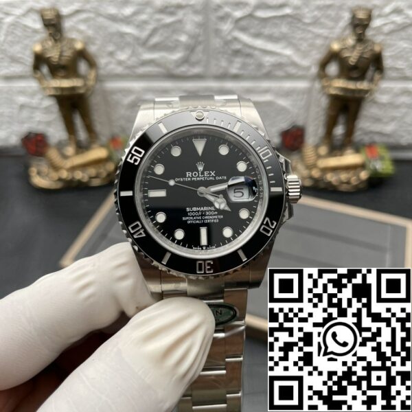 valokuva 5 2024 07 27 22 06 23 Rolex Submariner M126610LN-0001 41MM 1:1 Best Edition Puhdas Factory Musta Kehys