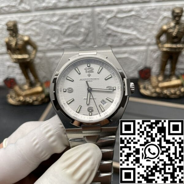 foto 6 2024 07 22 23 52 13 Vacheron Constantin Overseas 47040 JJ Factory 1:1 Best Edition Zwitserse ETA9015 Witte wijzerplaat