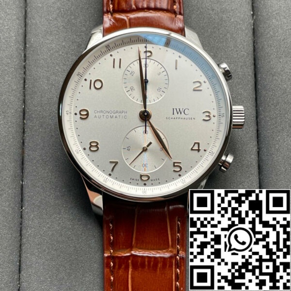 foto 6 2024 07 23 00 10 15 IWC Portugieser IW371604 1:1 Best Edition ZF Factory Quadrante bianco