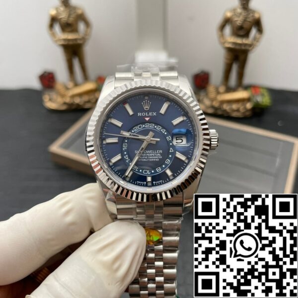 valokuva 6 2024 07 23 09 54 06 Rolex Sky Dweller M336934-0006 1:1 Best Edition ZF Factory Blue Dial Uusin versio 2024