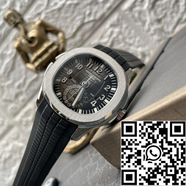 foto 6 2024 08 03 07 50 26 Patek Philippe Aquanaut 5164A-001 1:1 Best Edition ZF Factory Black Dial