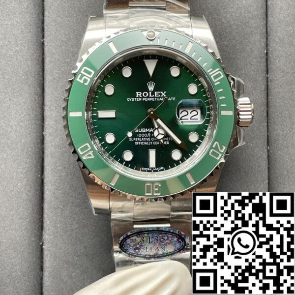 fotó 8 2024 07 23 00 04 06 Rolex Submariner 116610LV-97200 40mm 1:1 Best Edition Clean Factory Legújabb verzió 2024