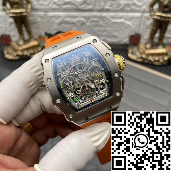 photo 8 2024 07 23 00 07 43 Richard Mille RM11-03 1:1 Best Edition KV Factory Orange Strap