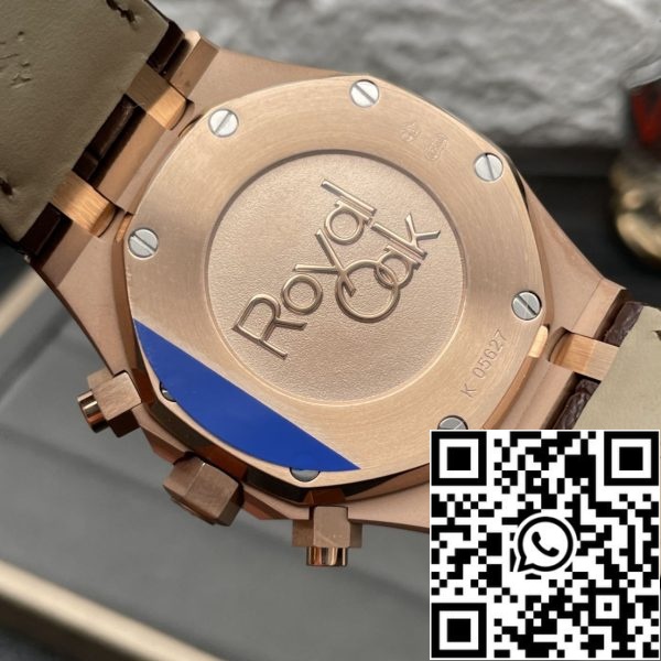 fotó 8 2024 07 23 00 11 37 Audemars Piguet Royal Oak Chronograph 26331OR.OO.D821CR.01 1:1 Best Edition OM Factory Rose Gold