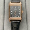 foto 9 2024 07 29 23 06 43 Jaeger LeCoultre Reverso Q3732470 1:1 Mejor Edición Oro Rosa Esfera Negra