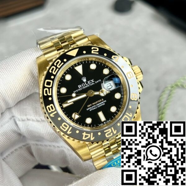 z4586909250700 15d3fcf0029c1309bbffdf213bd40945 c2211bf3 a6c4 41aa a94b 29cc8ac59e1f Rolex GMT-Master II 126718GRNR-0001 Învelit în aur la fabrica Clean