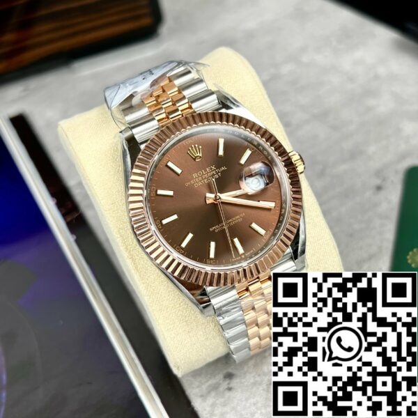 z4589645304571 3afb4f2a62a09470fa142f8c1363fdcd e28a981b 82e2 4ba1 a786 2d9f632248b8 Rolex Datejust 41 Automatic Rose Gold & Steel Watch 126331