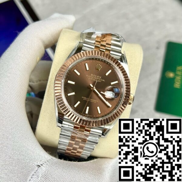 z4589645310693 effbaee30d50a3f7303ecb3b65cd7a20 204377eb 5d58 4638 9b9f d0e11a5f134e Rolex Datejust 41 Automatic Rose Gold & Steel Watch 126331