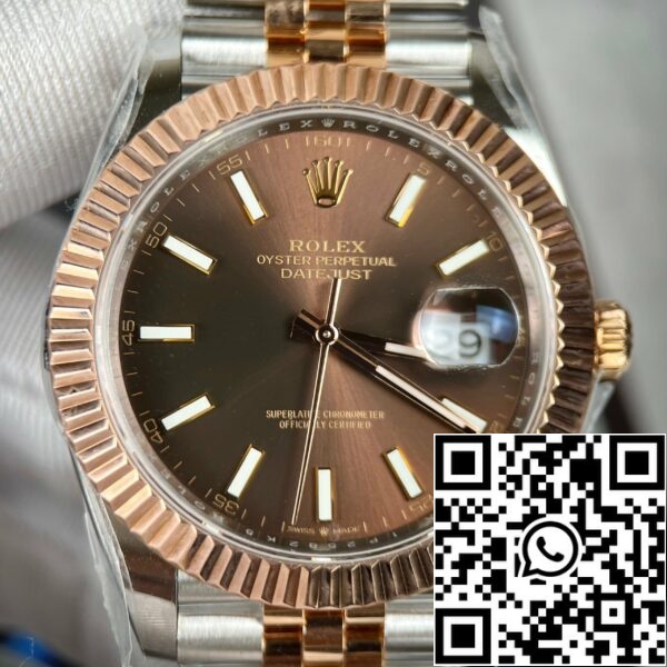 z4589645499100 c9a73b6fbc0a8144b83735da3f452224 c1f7a786 326d 4ca4 ab3e cfc2c21f87a1 Rolex Datejust 41 Automatic Rose Gold & Stahl Uhr 126331