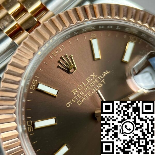 z4589645581607 fd5f578da90bc408edfa90a16ca546e2 29b51a0c 9093 4895 812b df9d03653504 Rolex Datejust 41 Automatic Rose Gold & Steel Watch 126331