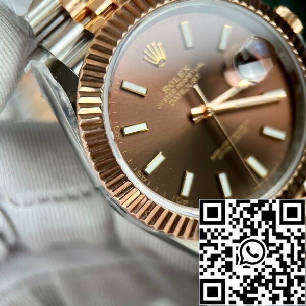 z4589645587947 d27aade3d384d9b6e2a21b7cfb09e845 944f8263 98ee 43cb 83b3 67344292e817 Rolex Datejust 41 Automatic Rose Gold & Steel Watch 126331