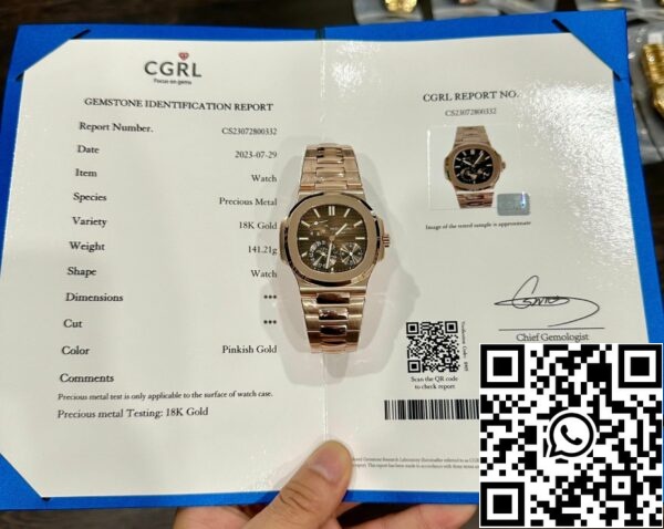 z4591071149044 6d0bb6db6b03c902a206c3ec5bda2785 Patek Philippe Nautilus 5712/1R-001 18k rose gold coated