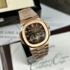 z4591071154372 1318e96ea12d8ee2d47dd65fad775c12 Patek Philippe Nautilus 5712/1R-001 18k Rose Gold päällystetty 18k Rose Gold päällystetty