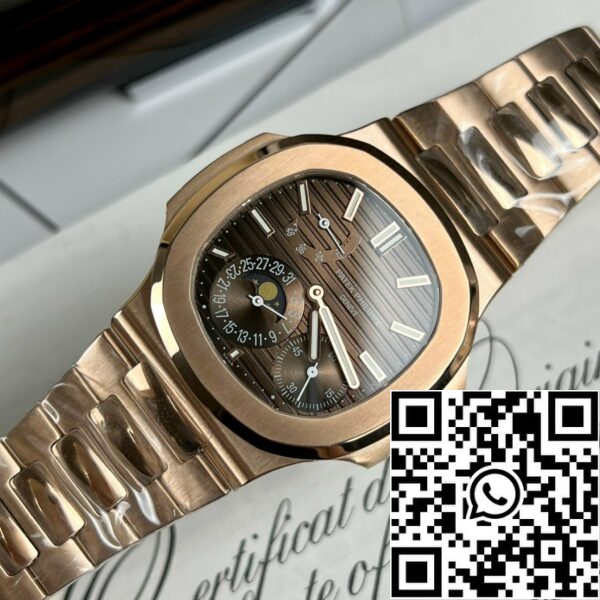 z4591071170796 68be97d025c51f2f501b73003023873e Patek Philippe Nautilus 5712/1R-001 с покритие от 18-каратово розово злато