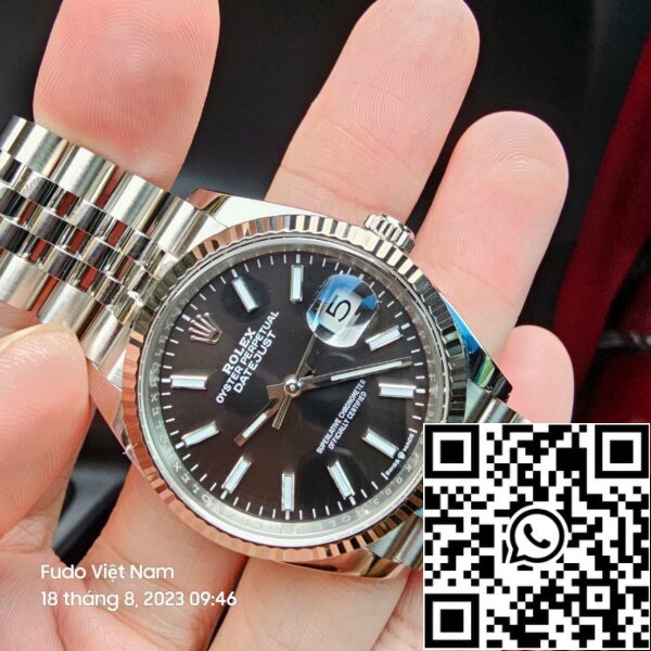 z4617918709246 4c1df186a9a37d3907cbbfc4e4ef840c Rolex Datejust M126234-0015 36MM с актуални снимки Чиста фабрика черен циферблат