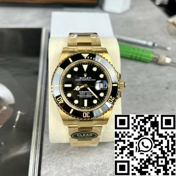 z4619445926347 5319addfdd7d5d805c2218782a8f4afa cfefdd37 67af 40f2 b8d5 1b8d9b32c512 Rolex Submariner Date Black Dial Geelgoud Herenhorloge 126618LN-0002 verpakt 18k goud