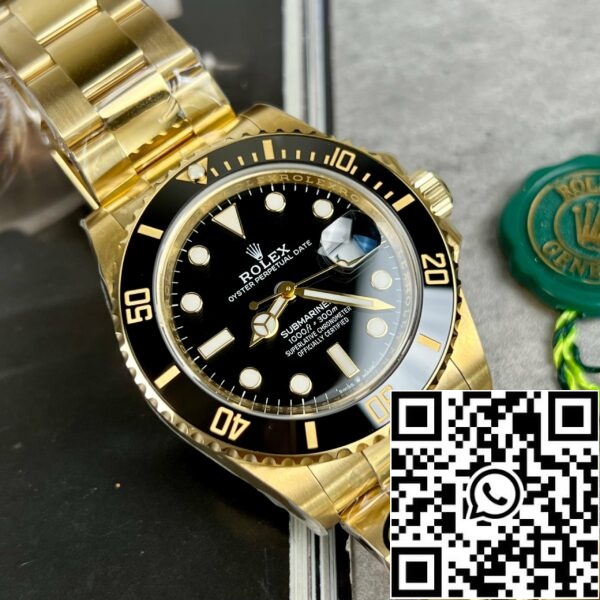 z4619445946267 b33797dab7b40cd969cc5f5bdffc97fd 69b943f0 85e0 470d bd15 d4ad75442f18 Rolex Submariner Date Schwarzes Zifferblatt Gelbgold Herrenuhr 126618LN-0002 gewickelt 18k gold