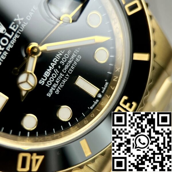 z4619445964429 90dc8c05f65c276751010df31a34f800 3999eae0 5608 43c9 b8a7 8ac5a8d36fd7 Rolex Submariner Date Μαύρο καντράν κίτρινο χρυσό ανδρικό ρολόι 126618LN-0002 τυλιγμένο χρυσό 18k