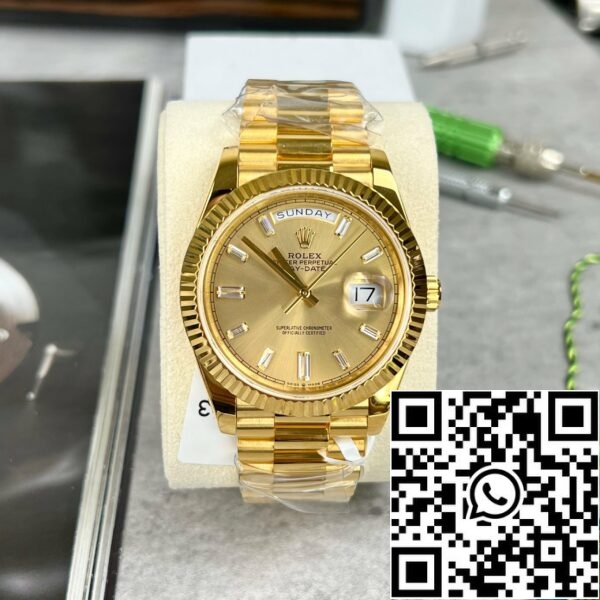 z4619691211021 0aaa79c902fcdc8f90414ccc0bae48cb 1 0d517f7f ff82 4359 9ebf e27ae64c0747 Rolex Day-Date 40 228348rbr-0002 Злато, 18k с тегло 150 грама