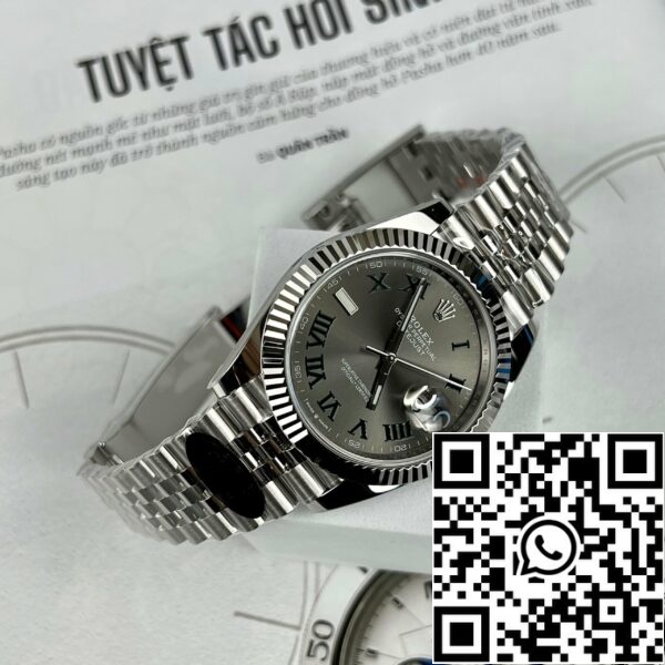 z4620143765268 59545fbfe5d8e699fa906f4f707bb13b Rolex Datejust M126334-0045 41MM Wimbledon urskive fra Clean Factory