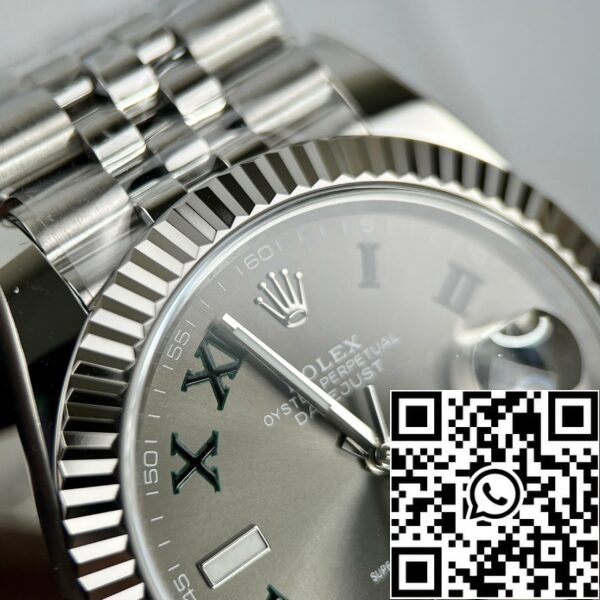 z4620143775037 2faef3d8d8b0e70d0766defcfb18b41a Rolex Datejust M126334-0045 41MM Wimbledon urskive fra Clean Factory