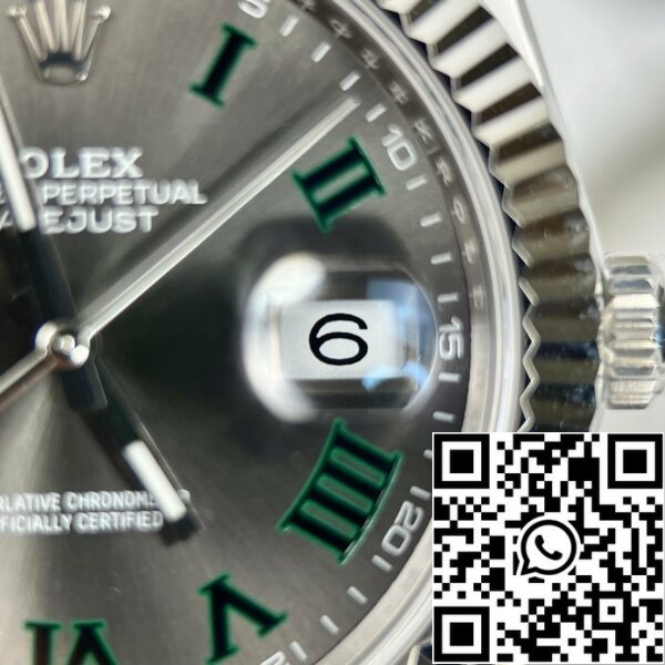 z4620143775275 db1bd57dcb9ac06a166e1b626f40345f Rolex Datejust M126334-0045 41MM Wimbledon dial alkaen Clean Factory