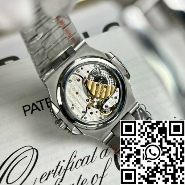 z4634272555930 6054d1e0d40f339080dfc6ff0f787eeb Patek Philippe Nautilus 5712/1A-001 1:1 Best Edition PPF Factory V2 Quadrante Blu Personalizzato Moissanite