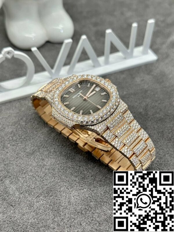 z4634291502174 75bdabb87ae88fd594563b32d574258e Patek Philippe Nautilus 5711 od 3K Factory i niestandardowy Moissanite