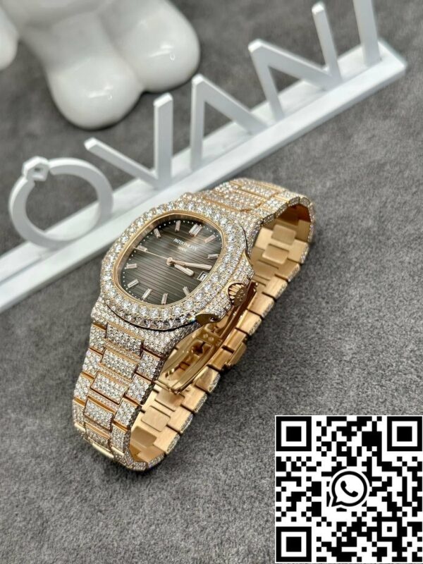 z4634291510954 f300376488a7facefa547a5a7d135dcc Patek Philippe Nautilus 5711 od 3K Factory i niestandardowy Moissanite