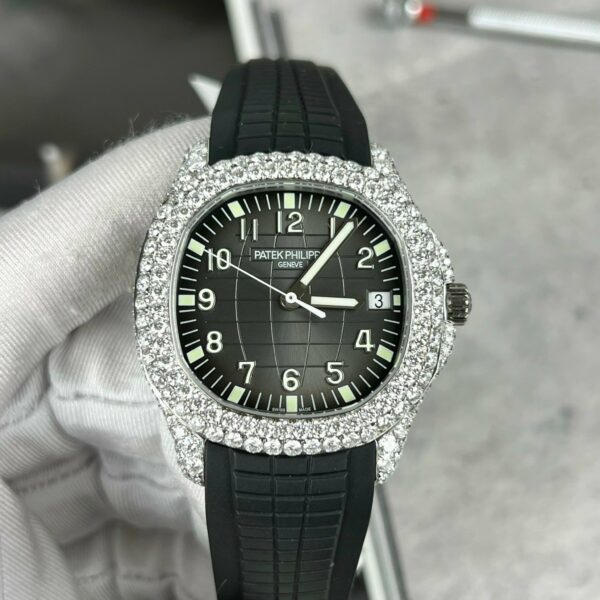 z4634297065109 6b3f3c681bf37d310060672ac216612f Patek Philippe Aquanaut 5167A-001 1:1 Най-добро издание 3K Фабрика за поръчка Mossanite