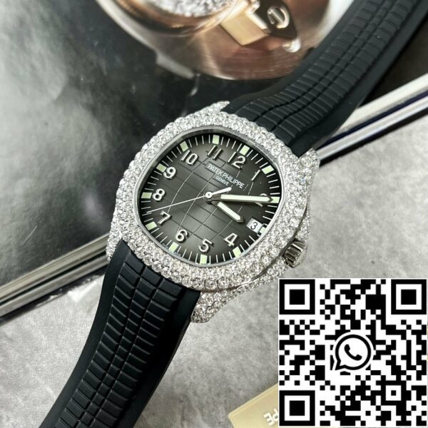 z4634297105296 f78e4db2ab65ae3d15aab4add61bc165 Patek Philippe Aquanaut 5167A-001 1:1 Best Edition 3K gyári egyedi mossanit 1:1 Best Edition 3K Custom