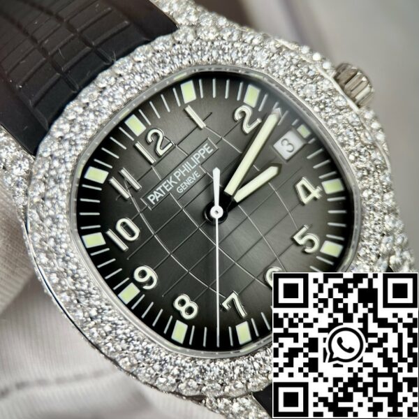 z4634297124304 13888979459b777430e4188e9fe24b04 Patek Philippe Aquanaut 5167A-001 1:1 Най-добро издание 3K Фабрика за поръчка Mossanite