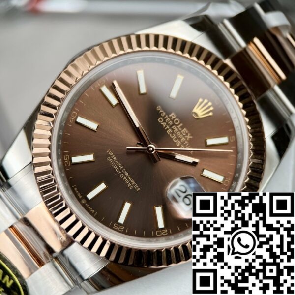 z4634563110075 1165ef3daa9116f97e6c02087a7caa13 1b3d7229 826a 4648 9c6b bbdb4ba07323 Rolex Datejust 41 мъжки автоматичен часовник 126331-0001 18k розово златно покритие