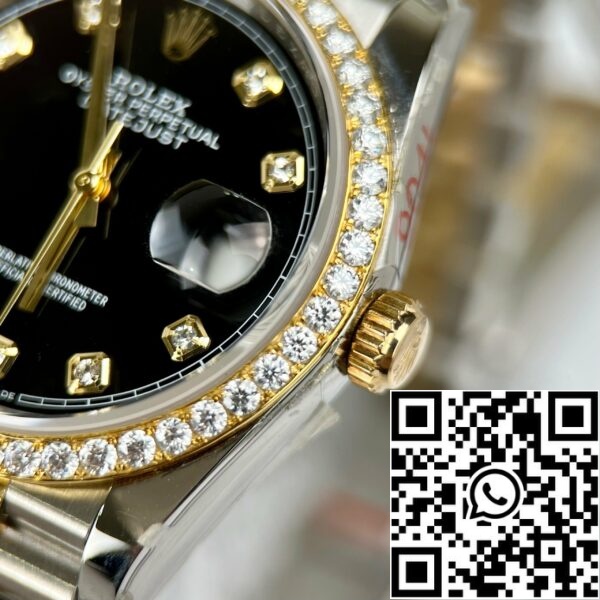 z4635555897280 a303ed014039c656ab6690ae57da770e 2eba7054 2ebd 4cdc b472 a412f8829c5c Rolex Datejust 36mm Diamonds 126283RBR 18k yellow gold and moissanite