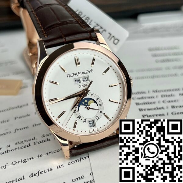 z4637776095209 f7bcf500c17f796633c93c0d86c181c1 PATEK PHILIPPE COMPLICAÇÕES CALENDÁRIO ANUAL ROSE GOLD 5396R-011 Revestido a ouro rosa