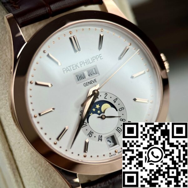 z4637776106170 6e82f75fe3ce2fc1d082f4140777ba35 PATEK PHILIPPE COMPLICAÇÕES CALENDÁRIO ANUAL ROSE GOLD 5396R-011 Revestido a ouro rosa