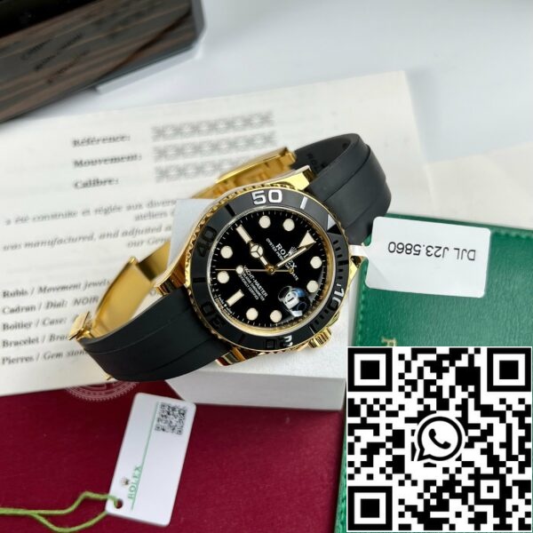 z4637784828338 783a800889e4aa08f85a9e6b1b97845d fbe4836f 6ab9 4d93 abb0 2e4b4727e16b Rolex Yacht-Master 42 Rose Gold Reloj de los hombres 126655 18k recubierto de oro amarillo